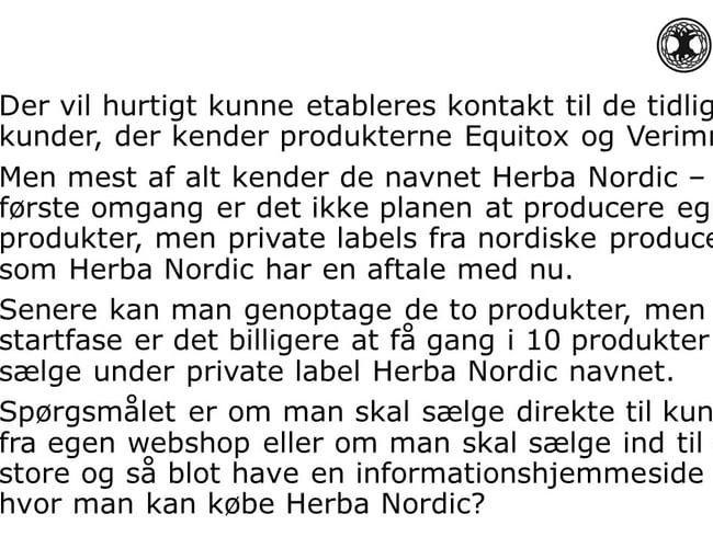 Medejere med it og digitale kompetencer/kapital til drift af webshop kosttilskud - Nordisk koncept