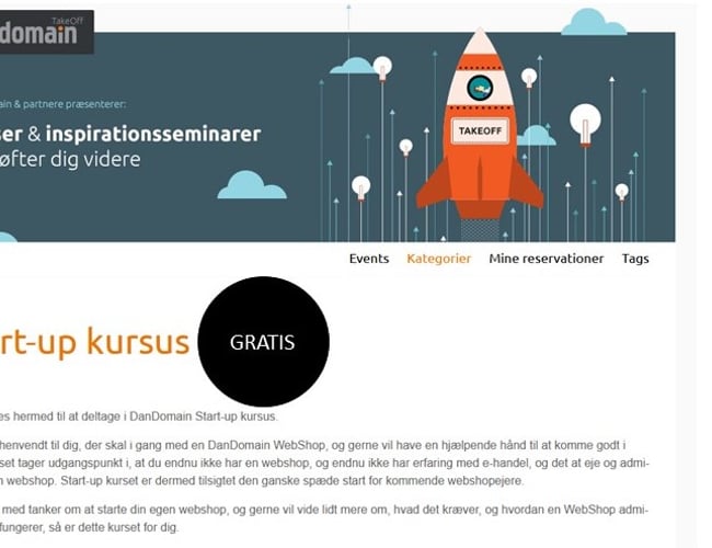 Flot webshop med børnetøj. Dandomain og Onlineplus design