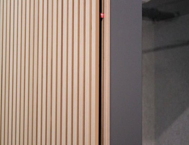 Dansk færdigudviklet koncept med designet telefonboks til kontoret