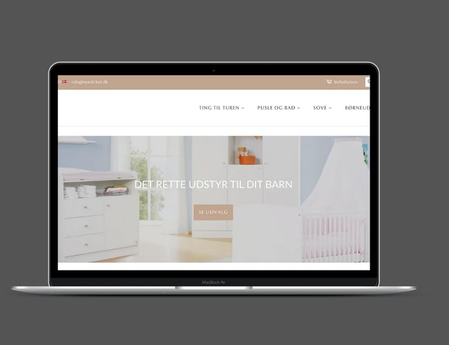 Webshop med salg af Børnetilbehør (Dropshipping)