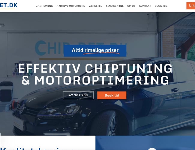 Værksted med speciale i chiptuning til salg - Slagelse