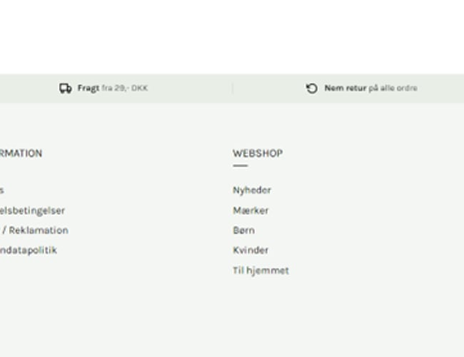 BRUGERVENLIG WEBSHOP SÆLGES (UDEN VARELAGER) 
