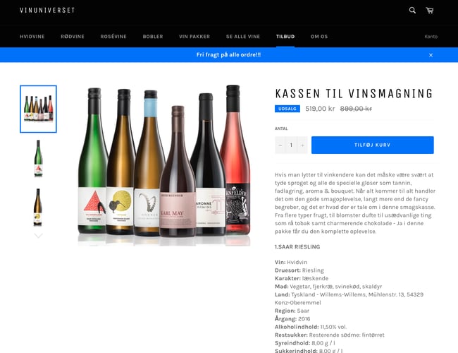 Vinuniverset.dk - Vin webshop med stærk tysk leverandør og en unik position i markedet