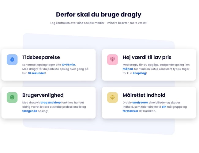 Dragly.dk - Forvandler billeder til perfekte SoMe opslag på få sekunder! 100% automatisere AI platform med indbygget Ambassadør system. Ca. 700 udviklingstimer!