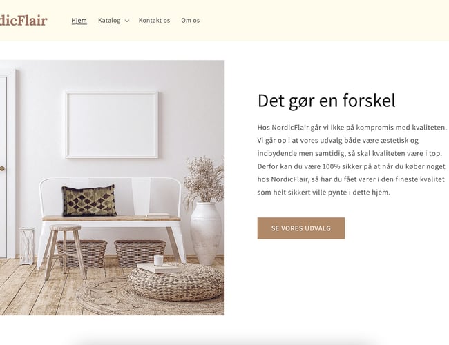 Dropshipping butik med salg af tæpper & pudebetræk