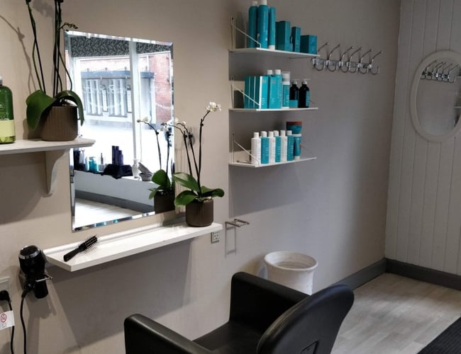 Frisør salon i Borup til salg - Overskud på 634.000 kr. 