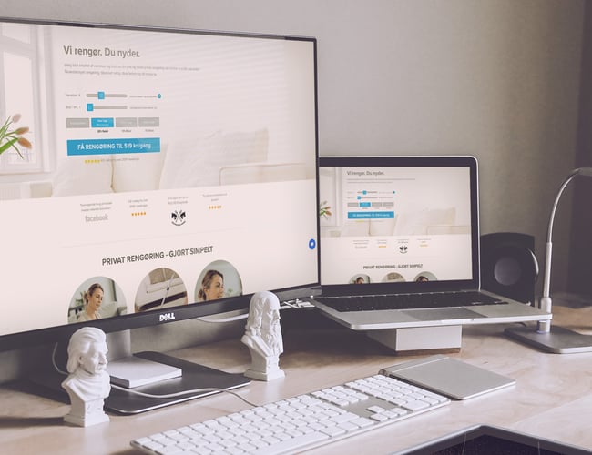 Online rengøringsplatform i rivende udvikling - Omsætning til d.d: 912.261,84 kr.