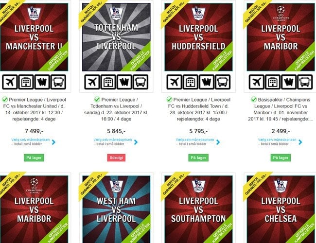 Fodboldrejser - Virksomhed der sælger Fodboldpakkerejser