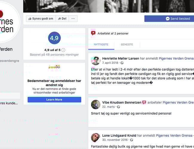 Tøjbutik med fokus på damemode i Grenaa centrum - Løn til ejer og overskud på ca. 540.000 kr.