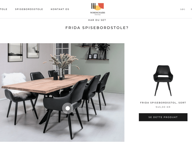 NORDICHAIRS.DK - Dropshipping af designer stole med dansk leverendør!