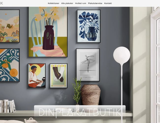 Plakatshop med Egne Motiver - fuldt automatiseret