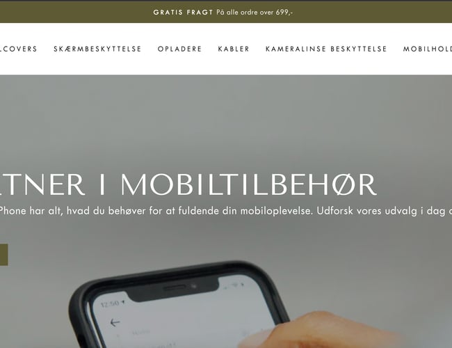 Salg af mobiludstyr med dropshipping