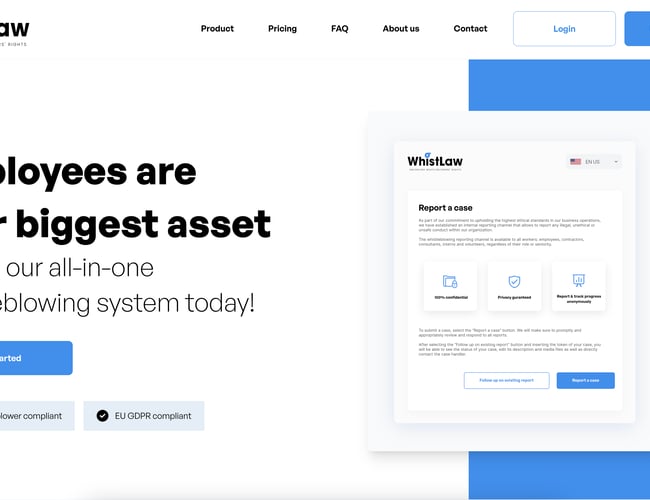 Whistleblower system