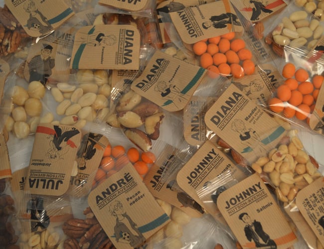 Koncept med salg af gourmetnødder. Sælges hos 10 forhandlere rundt i landet. 