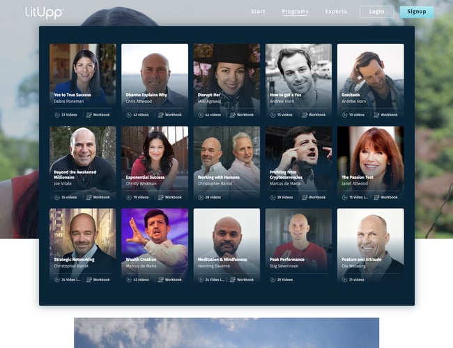 Globalt Online kursus site søger Partner - Streaming tjeneste med personlig selvudvikling og entrepreneurship