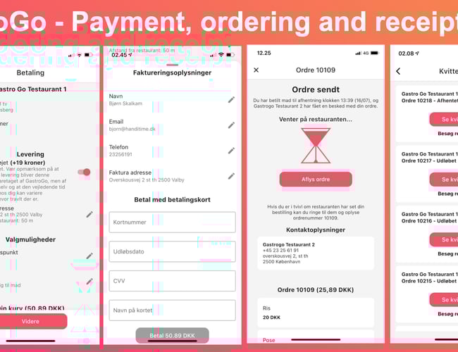 Mad bestillingsplatform - Platformen er testet med 15 forskellige restauranter og cafeer