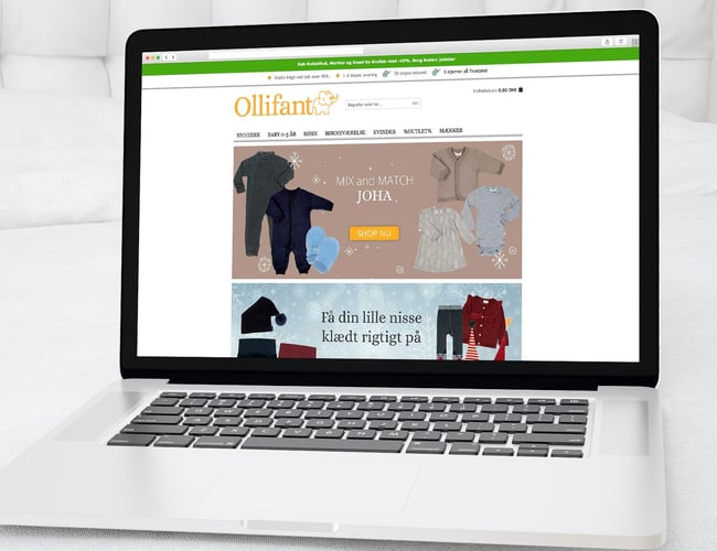 Kendt baby/børnetøjs webshop (0-10år) mange følgere på sociale medier.