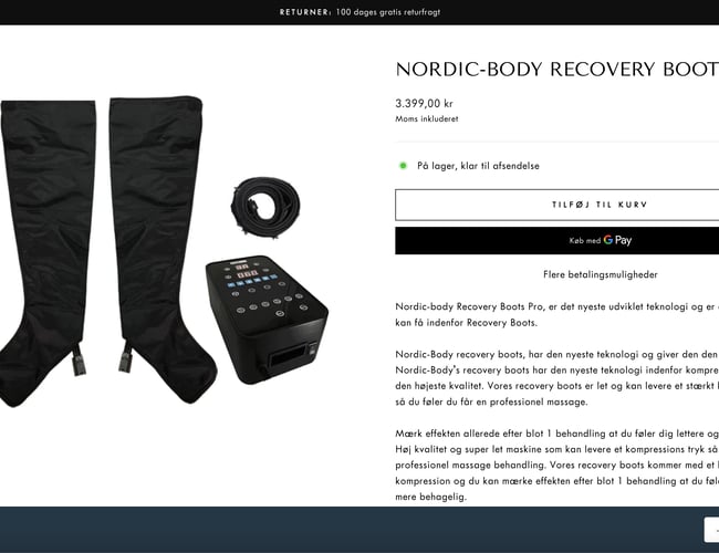 Nordic-Body fitness dropshipping virksomhed med stort potentiale! 