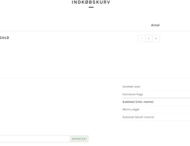 BRUGERVENLIG WEBSHOP SÆLGES (UDEN VARELAGER) 