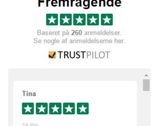 Online Slagterforretning med side 1 placeringer på Google