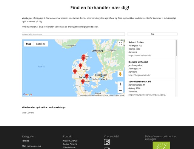 Koncept med salg af gourmetnødder. Sælges hos 10 forhandlere rundt i landet. 