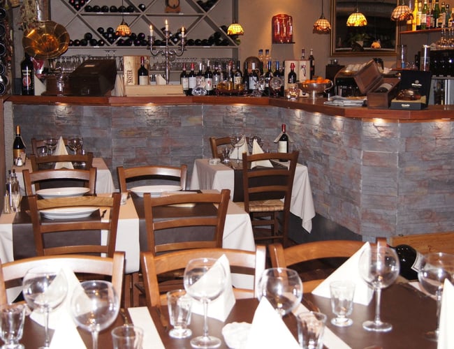 Restaurant med ude servering