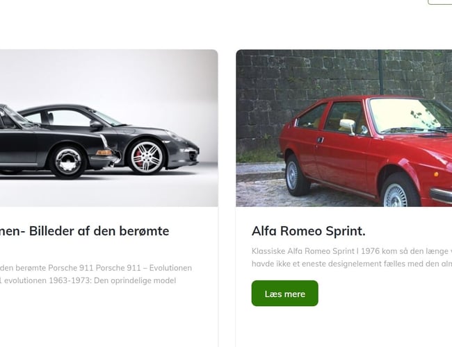 Professionel website/markedsplads for køb og salg af klassiske og veteranbiler/MCér, specialbiler samt youngtimere!