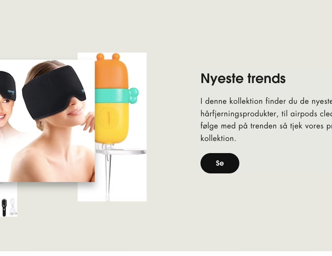 Dropshipping webshop med salg af trend produkter - 2-4 dages levering til kunden