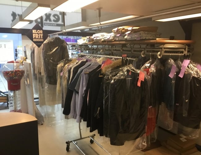 Texpert.dk - Renseri/vaskeri  i Nordsjælland sælges - Nettoomsætning 2016 = 929.867kr.