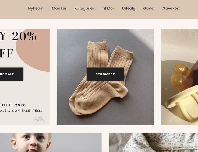 Økologisk baby & børne webshop med stor potentiale
