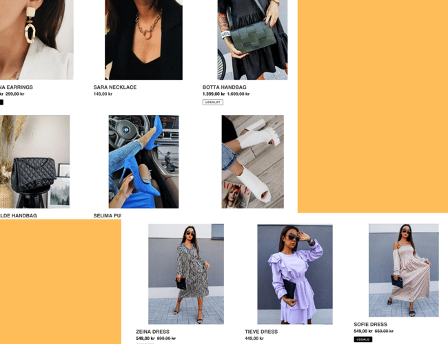 Online Webshop med smukt tøj til Kvinder - 4-5* avance