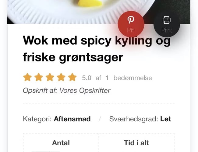 Madblog med 95.000 organiske besøg år til dato