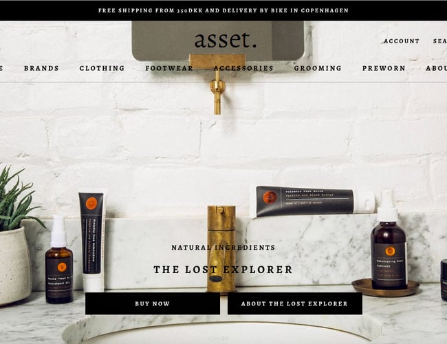 assetstore.dk - Flot webshop med fokus på bæredygtighed i drift inkl. varelager