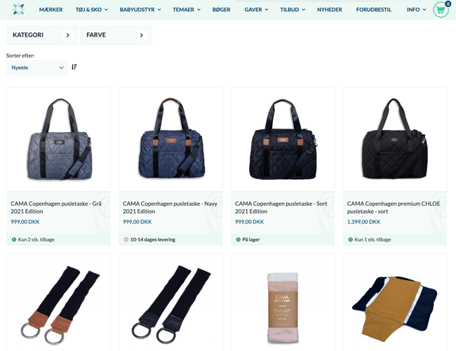 Babycircle.dk - NY PRIS - Webshop til baby og småbørn med bæredygtigt fokus - 2021 omsætning: 1.118.000 kr.