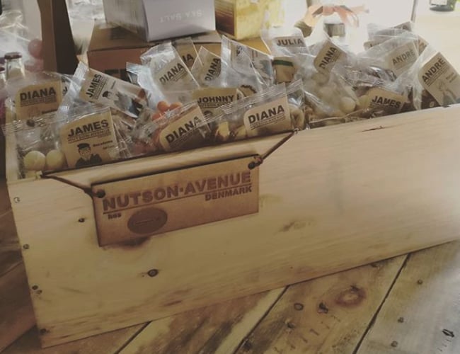 Koncept med salg af gourmetnødder. Sælges hos 10 forhandlere rundt i landet. 