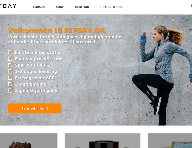 Fitbay.dk - SPAR OVER 50.000 kroner på speciallavet abonnements webshop! Omsat for 20.000 om måneden