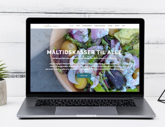 Familiemåltider.dk - God abonnementvirksomhed med mange aktive kunder - Årlig omsætning ca. 3 mio. kr.