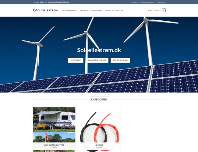 Solcelle webshop - Sælges til lagerkostpris!