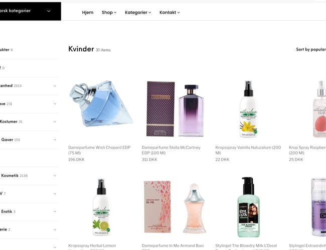 DealPlus (Webshop til både mænd og kvinder)