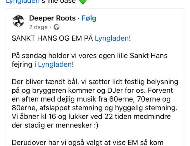 Attraktivt pizzeria i sommerhus område