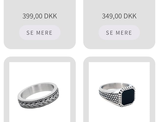 VANDERFIELD.dk. Webshop Herresmykker & -ure.