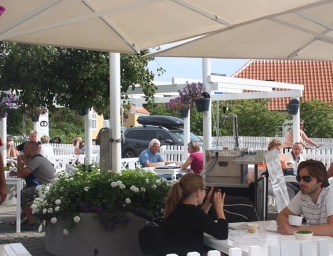 Cafe/restaurant god beliggenhed på strøget i Skagen