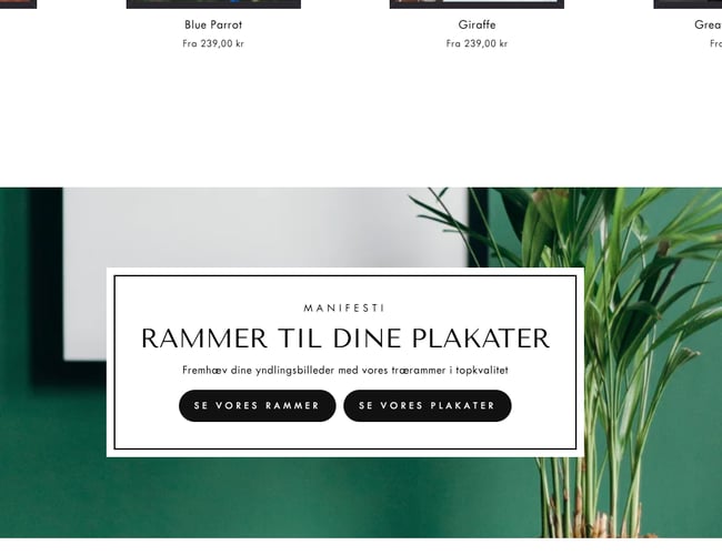 Dropshipping shop med salg af plakater - Avance på hele +50%