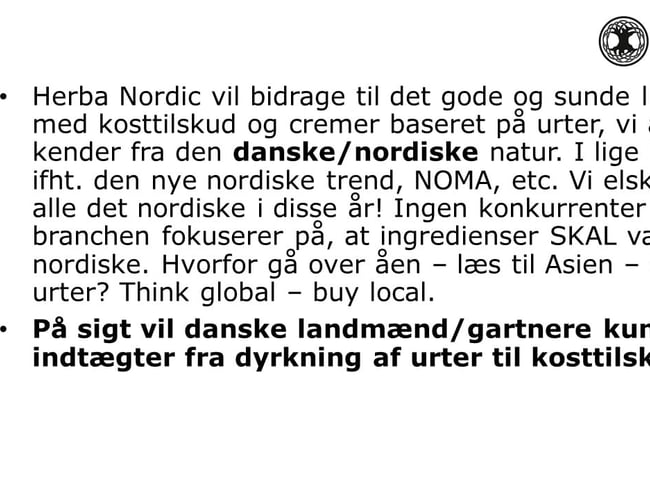 Medejere med it og digitale kompetencer/kapital til drift af webshop kosttilskud - Nordisk koncept