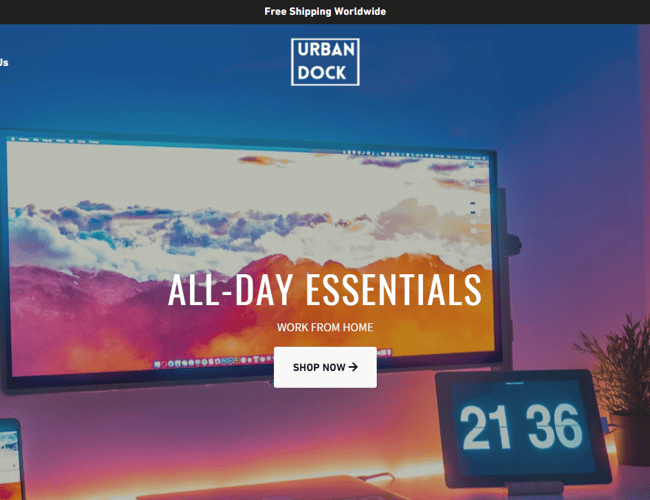 Urbandockstore.com - Webshop ready to make money by selling Wireless chargers and more