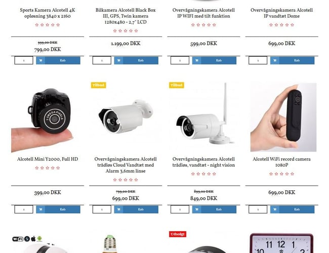 Webshop med elbiler til børn - og meget andet.