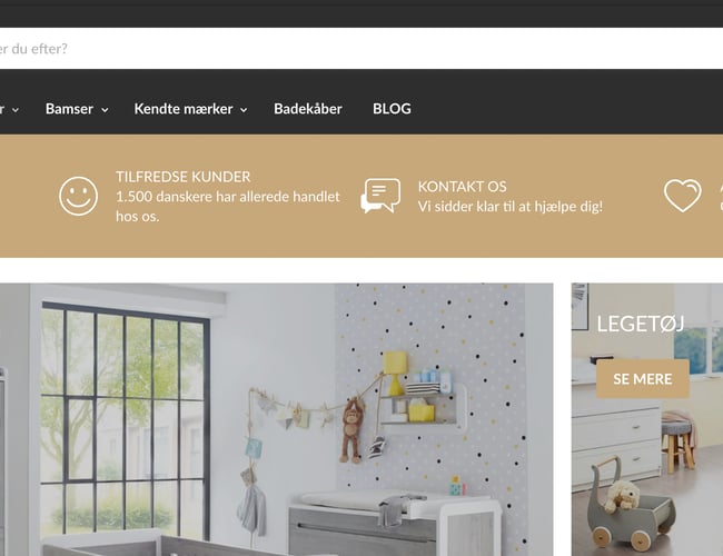 Unik webshop med salg af bamser og legetøj - Samlet omsætning 370.000 kr.