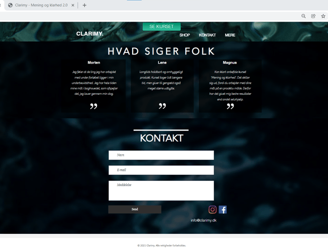 Færdig webshop inkl. færdigt digitalt produkt