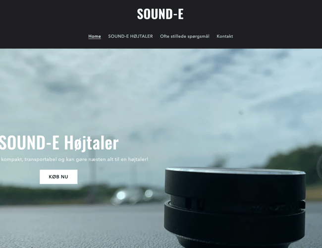 Klar one-product-store webshop med mulighed for udvidelse!🚀