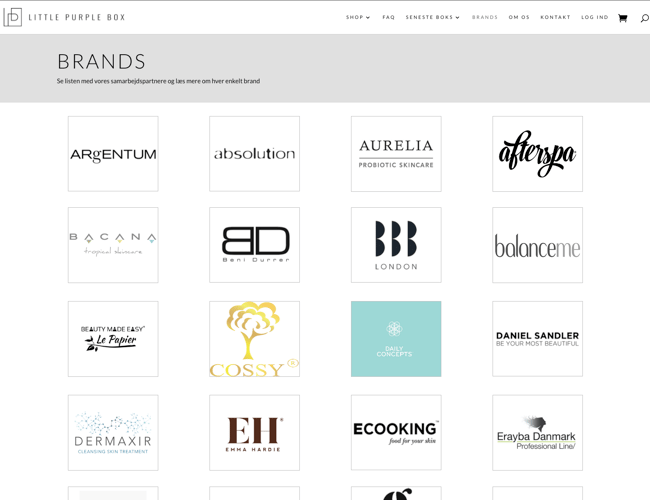 Beauty boks til kvinder - Omsætning i 2020 på 471.654 kr.